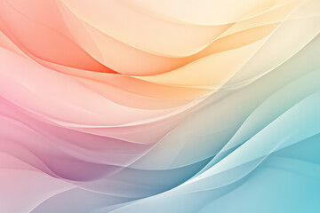 Explore serene, colorful abstract art with flowing waves of pastel shades. Perfect for modern decor and creative inspiration.