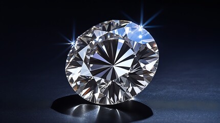 Brilliantly Polished Diamond Captivating Light Reflection with Flawless Facets Showcasing Ultimate Luxury, Timeless Elegance, and Sparkling Beauty for Jewelry Enthusiasts and Gemstone Lovers Worldwide