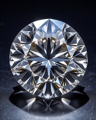 Brilliantly Polished Diamond Captivating Light Reflection with Flawless Facets Showcasing Ultimate Luxury, Timeless Elegance, and Sparkling Beauty for Jewelry Enthusiasts and Gemstone Lovers Worldwide