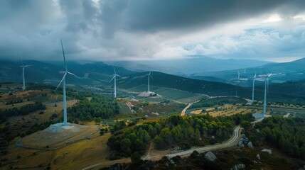 Sustainable Energy Harvesting in a Mountainous Ecoregion. Renewable energy sources in a natural setting