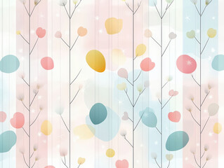 Delicate pastel floral background design, perfect for modern home decor themes. Elevate interior aesthetics with elegant patterns today.