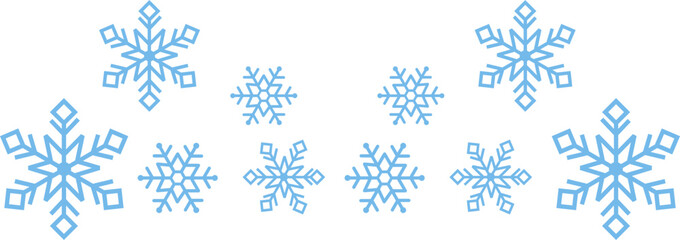 Snowflake footer