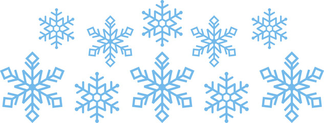 Snowflake footer