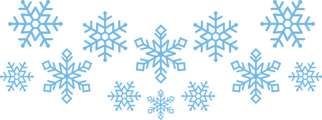 Snowflake footer