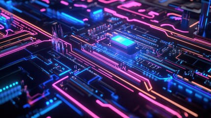 Obraz premium Smart home electrical wiring installation, showcasing advanced technology, futuristic design,