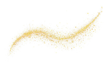 Gold glitter sparkly shiny stardust trail shimmering path of golden Light png clipart transparent