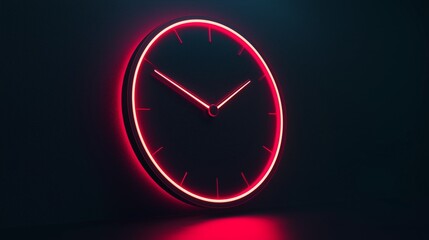 Limited time clock countdown digital display technology dark environment close-up viewpoint running out concept