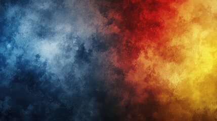 Fototapeta premium Abstract background with blue and red fire and smoke textures.