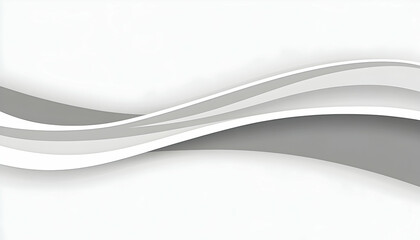 Obraz premium Abstract grayscale waves background image, perfect for modern designs, presentations, websites, and brochures. Elegant and minimalist.