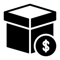 dollar glyph icon