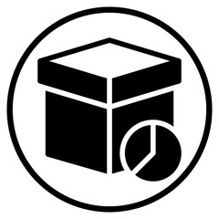 pie chart glyph icon