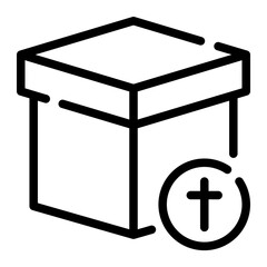 christianism line icon