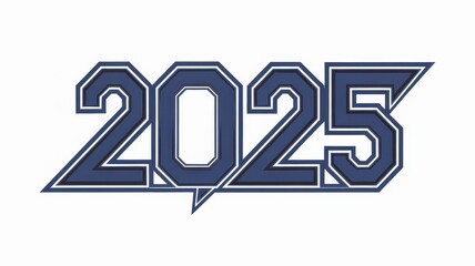 A sleek and innovative vector design element for 2025, featuring a modern and creative concept. Perfect for branding, logos, banners, and visual projects.
