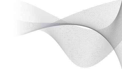 Fototapeta premium Business abstract background lines wave black stripe element design vector luxury white background