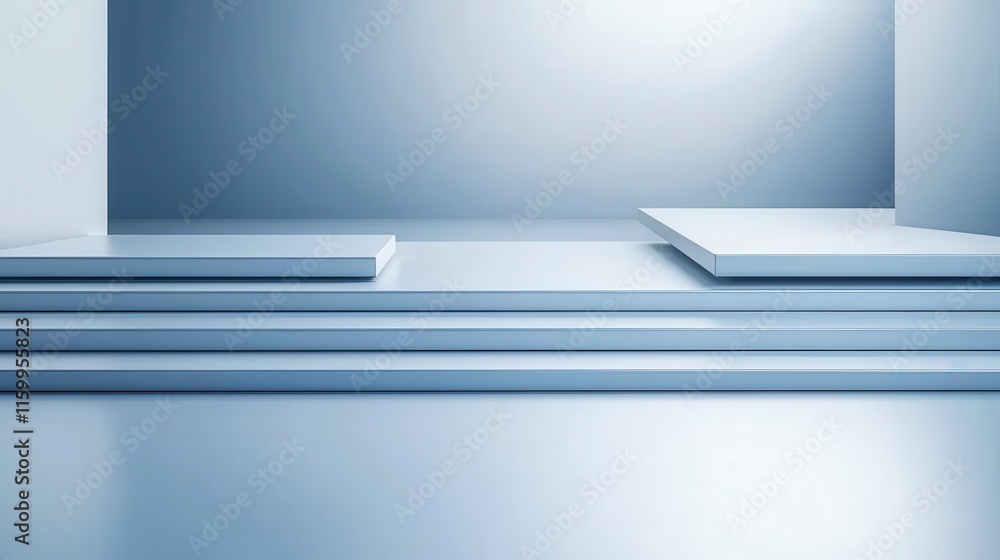 Poster modern minimalist display showcase studio digital art clean environment aesthetic viewpoint visual c