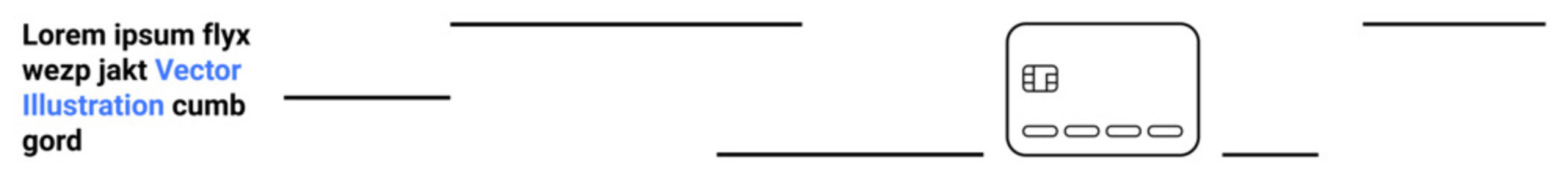 Abstract frame with horizontal lines, sample text, and minimalist rectangle graphics. Ideal for website banners, design elements, modern art, minimalistic presentations, creative layouts, digital