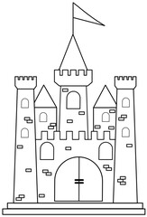 sketch of the castle