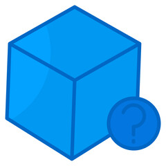 Question Box  Icon Element For Design