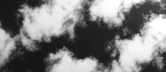 Fototapeta premium Cloudy sky overhead nature photography aerial viewpoint dramatic atmosphere in black and white