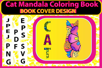 Toon cat coloring page
