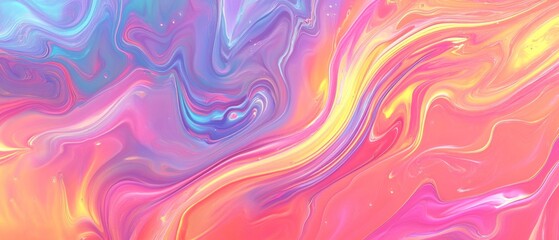 Obraz premium Abstract vibrant swirl pattern background.