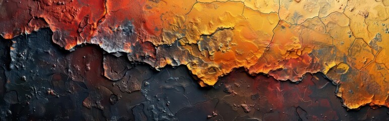 Naklejka premium Earthly Hues. Natural landscape exploration