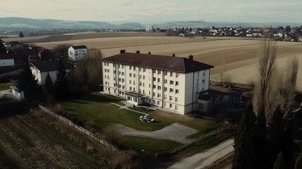 Medical infrastructure showcasing uneven resource distribution, emphasizing the need for equitable healthcare access and balanced development across regions