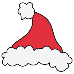 Doodle Chirstmas hat 