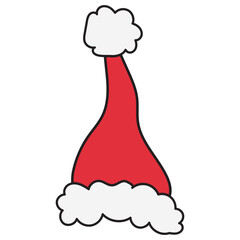 Doodle Chirstmas hat