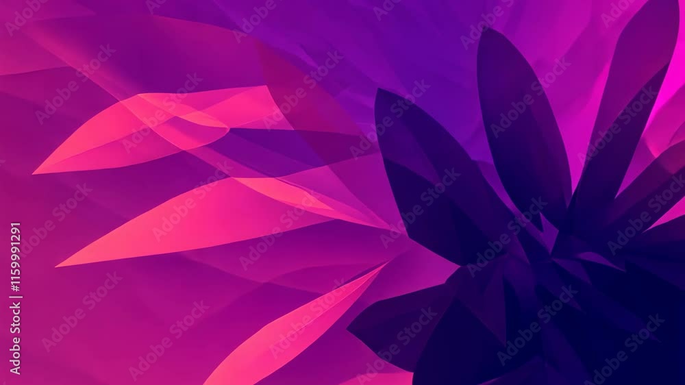Poster vibrant abstract design with bold colors and sharp shapes showcasing a modern aesthetic in striking 