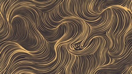 Fototapeta premium Abstract Wavy Line Vector Pattern Background