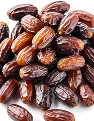 A Pile of Sweet Brown Dates Ready to Eat