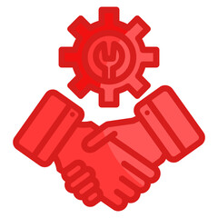 Project Collaboration  Icon Element For Design