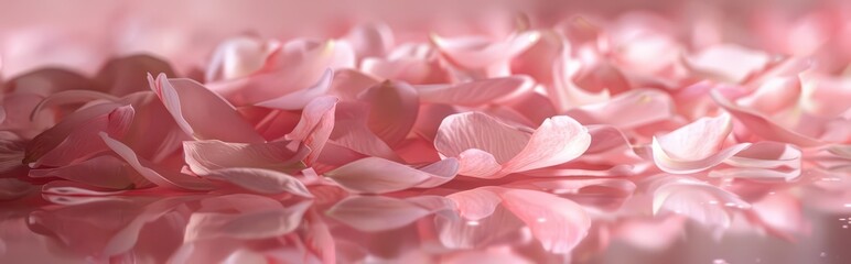 Obraz premium Delicate Peach Petals. Floral Elegance concept