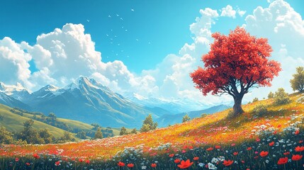 nature background,multi-demenstrions,self-hillside,illustrations --ar 16:9 --stylize 400 --v 6.1 Job ID: bbadf6e7-ad1d-409c-8b74-87df13a8a189
