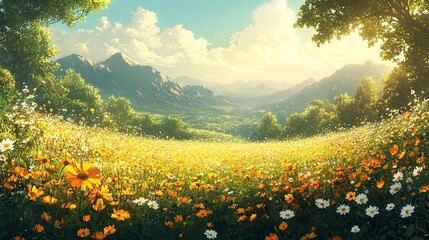 nature background,multi-demenstrions,self-hillside,illustrations --ar 16:9 --stylize 400 --v 6.1 Job ID: bbadf6e7-ad1d-409c-8b74-87df13a8a189