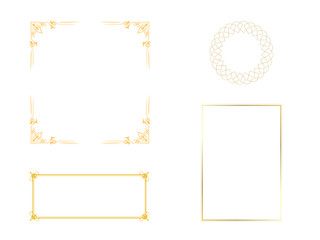 高級感のあるフレーム・素材１