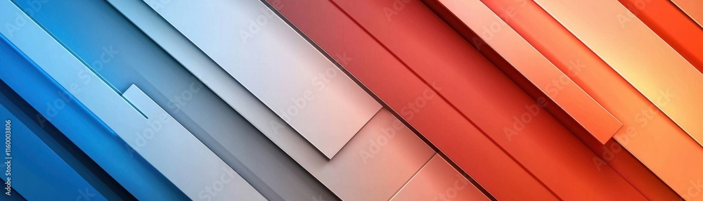 Poster dynamic abstract composition of colored lines and shapes modern art digital background studio enviro