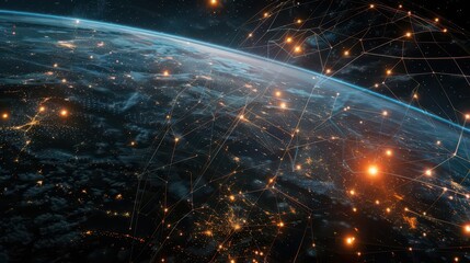 Celestial Symphony. A mesmerizing fusion of the cosmos and urban life