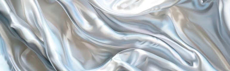 Fototapeta premium Flowing Elegance. A mesmerizing display of liquid and satin textures