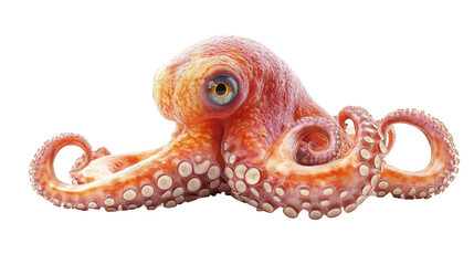 Colorful Octopus in Underwater Scene