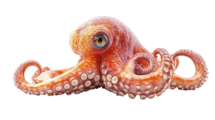 Colorful Octopus in Underwater Scene