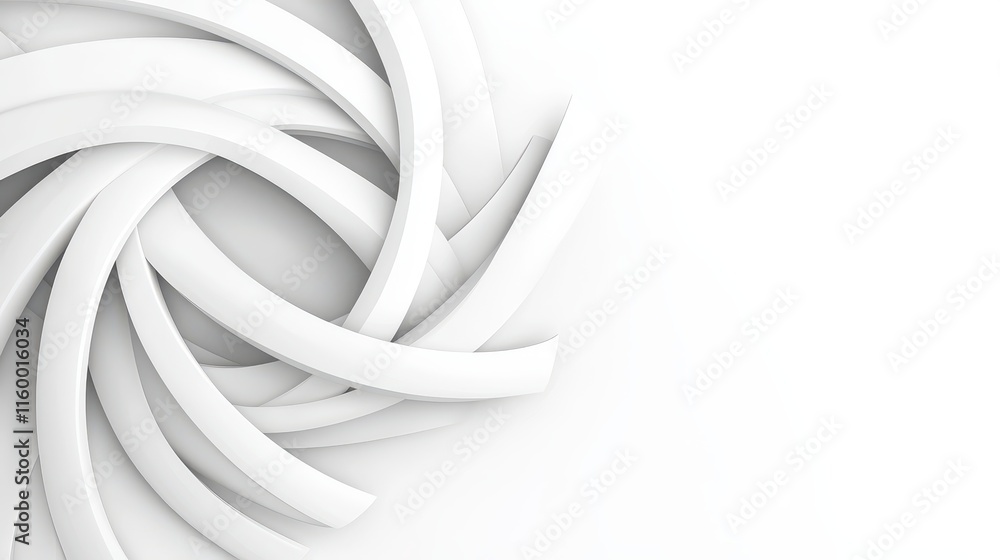 Poster abstract white curved lines forming intricate pattern on solid background for creative designs