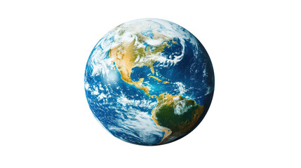 Obraz premium Stunning Earth Illustration with Vibrant Colors and Detailed Topography