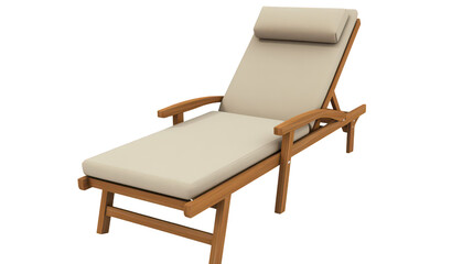 Modern Wooden Lounge Chair for Relaxation