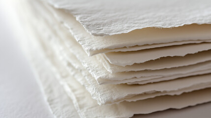 Obraz premium White Smooth Paper Texture with Light Natural Variations for Versatile Design Use