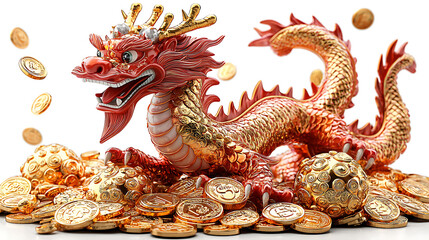 Obraz premium Chinese dragon year dragon