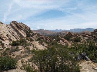 landscape of the mountains