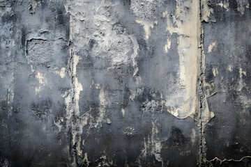Obraz premium Urban Grunge Wall Texture with Gray Concrete and Rough Industrial Look : Generative AI