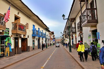 Fototapeta premium Old town in Cusco, Peru